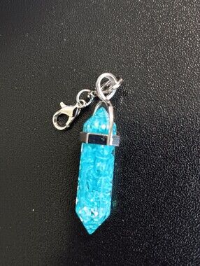 Zipper Pull - Crystal Point Pendant